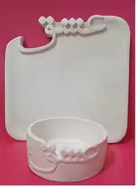 قالب  سینی و کاسه عشق (درصورت آماده نبودن 7-10 روزکاری آماده سازی زمان میبرد)