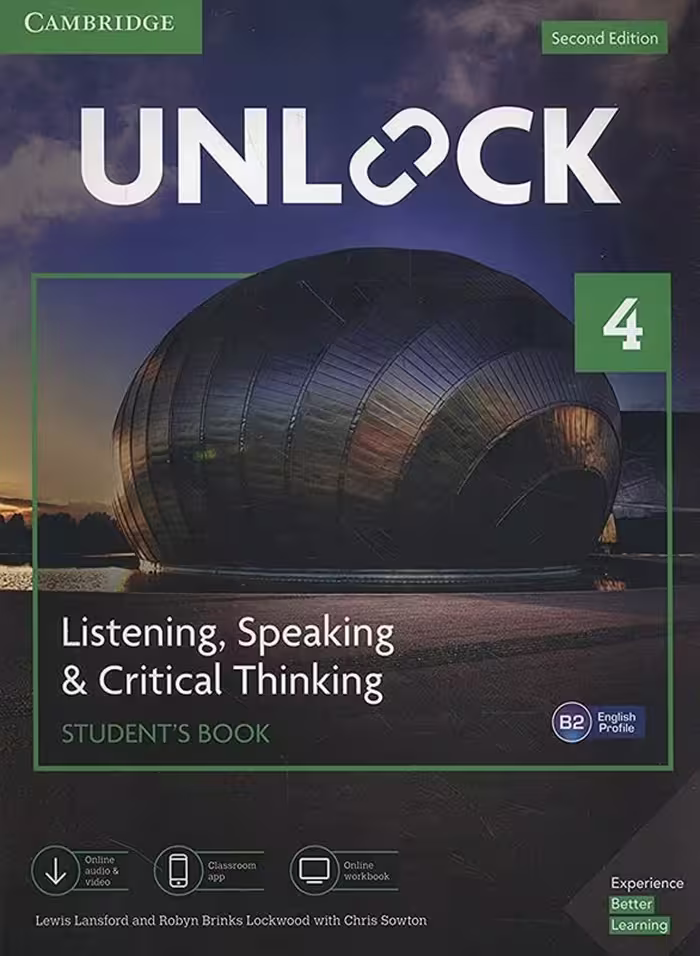 کتاب Unlock 4 Listening, Speaking & Critical Thinking، ویرایش دوم