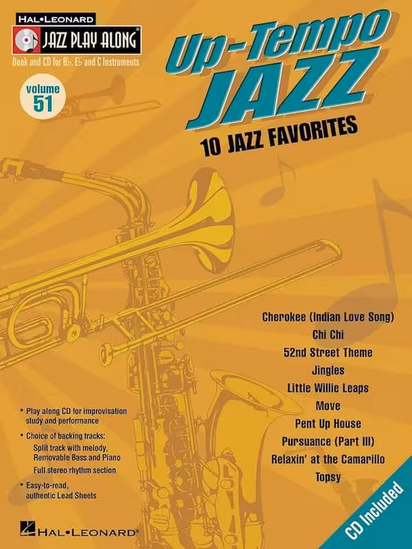 Jazz Playalong Vol 51 – Up-Tempo Jazz For Alto And Tenor