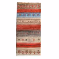 گبه دستبافت یک و نیم متری کد 4020413