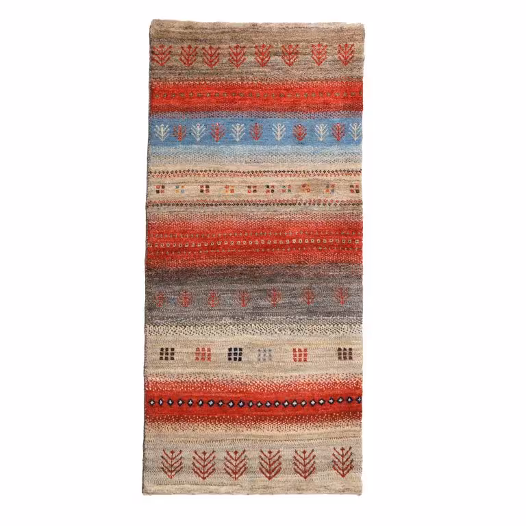 گبه دستبافت یک و نیم متری کد 4020413