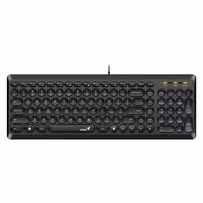 کیبورد جنیوس مدل SLIM STAR Q200 | کالا مکس