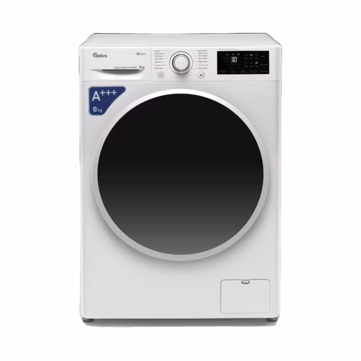 قیمت ماشین لباسشویی 8 کیلویی جی پلاس مدل GWM-P87