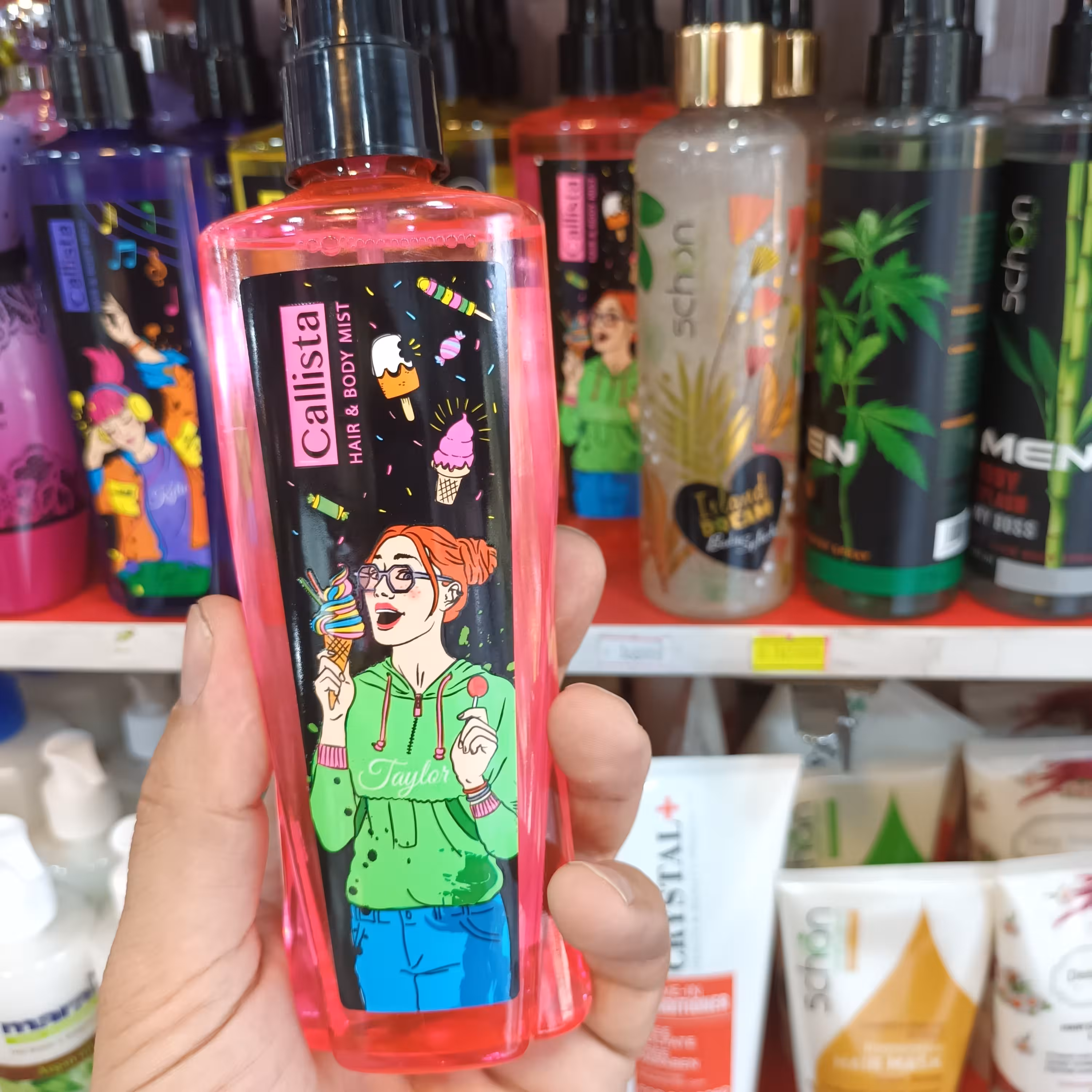 بادی اسپلش زنانه تیلور کالیستا
صورتی