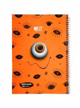 دفتر مشق 40 برگ دروس طلایی طرح کارتونی - چی بخونم