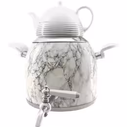 کتری و قوری  5 لیتر طرح ترک رنگی  طرح سنگ (NEZAZ) کد 3025