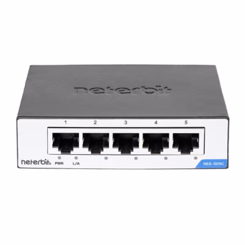 سوئیچ شبکه نتربیت مدل NES-1005C