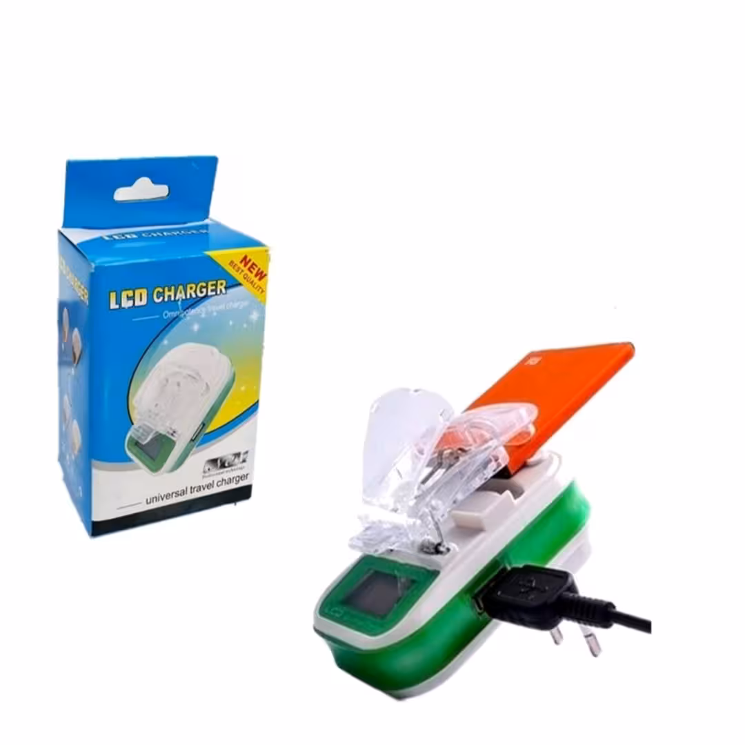 شارژر همه کاره باطری LCD دار  (دوگانه) 
