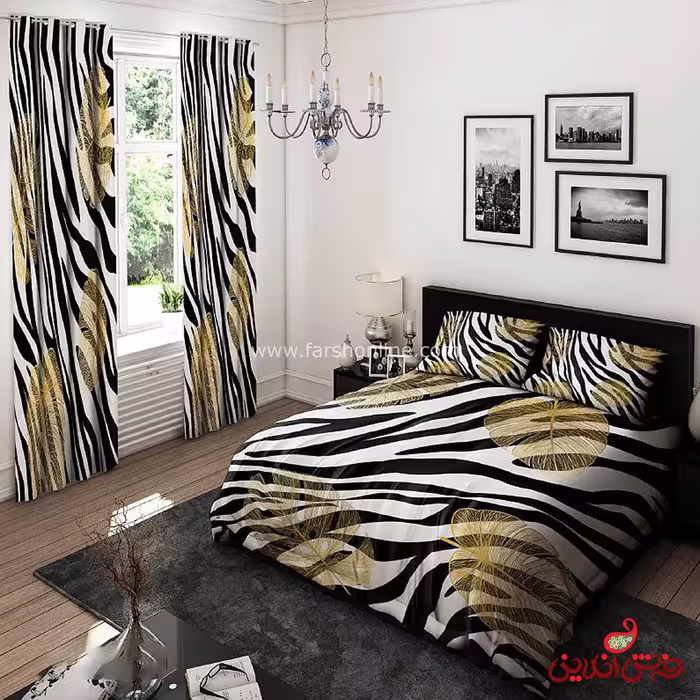 روتختی طرح پوست گور خر(zebra)کد 15363
