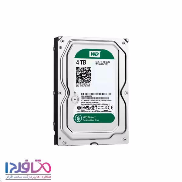 هارد اینترنال وسترن دیجیتال 4TB مدل WD GREEN 40EZAX