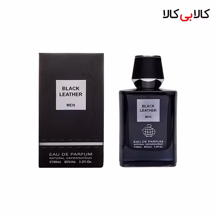 ادکلن فراگرنس ورد بلک لدر مردانه حجم 100 میلی لیتر