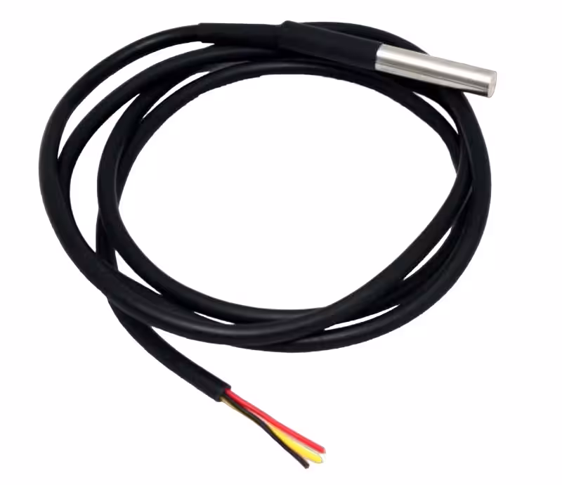 سنسور دما DS18B20 ضد آب با کابل