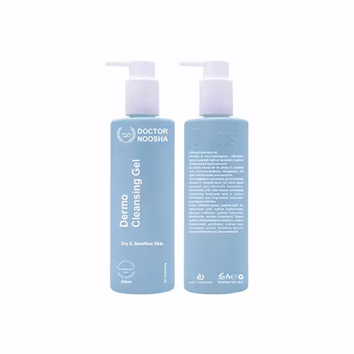 ژل درموکلینزینگ پوست خشک دکتر نوشا dr noosha dermo cleansing gel