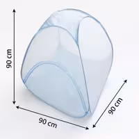 پشه بند کودک طرح کلبه سایز بزرگ آبی