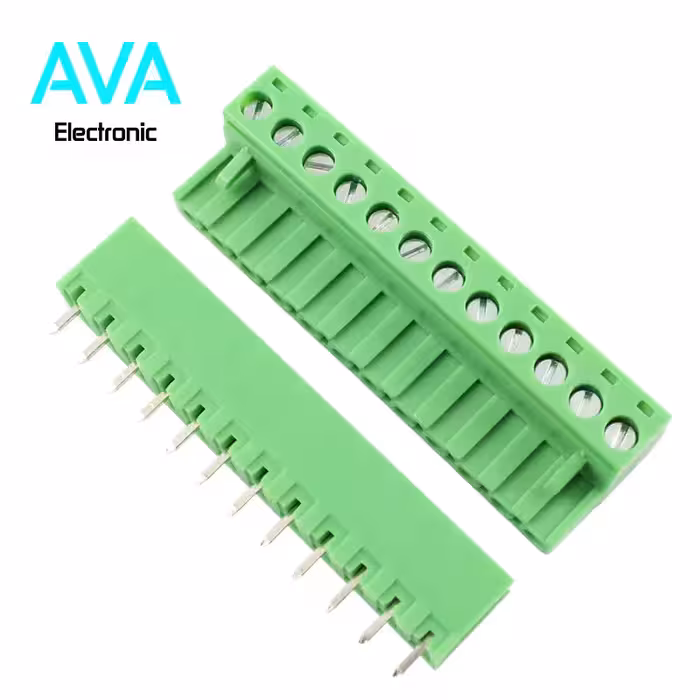 ترمینال فونیکس 12 پین صاف با فاصله پایه 5٫08 میلی متر