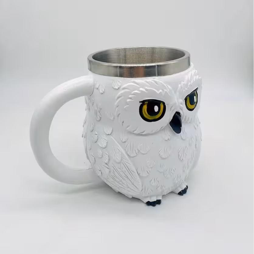 ماگ فانتزی مدل جغد سفید