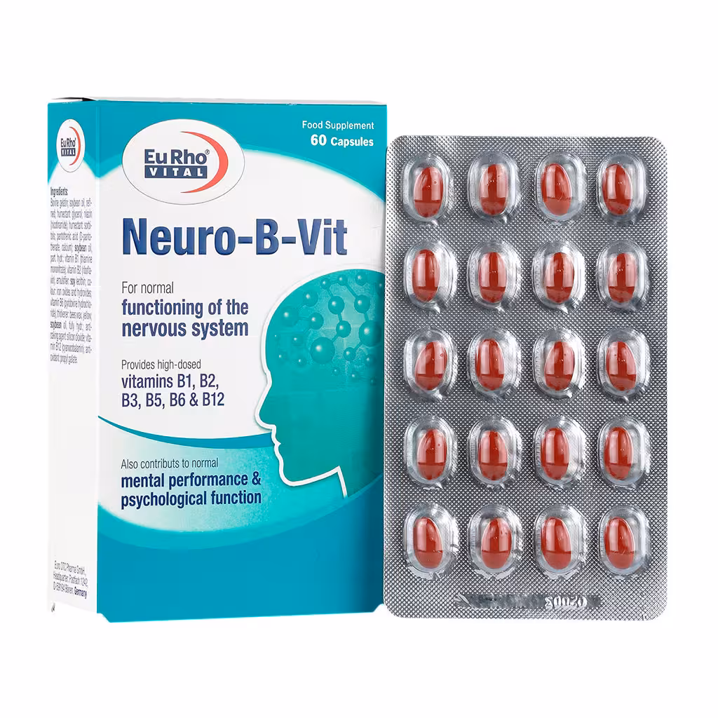 سافت ژل نورو بی ویت یوروویتال 60عدد | Eurho Vital Neuro B Vit