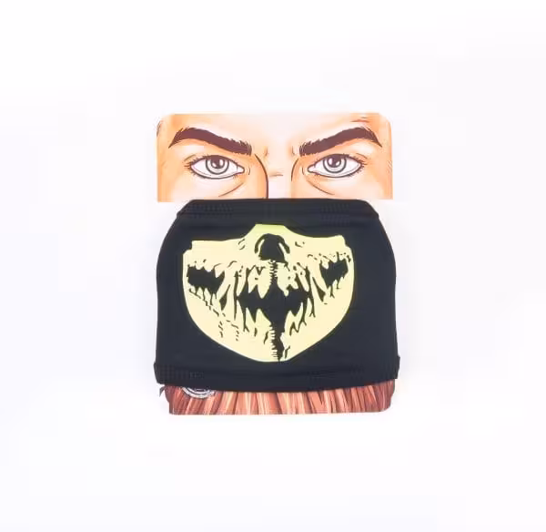 ماسک بلک لایت طرح دار کد MA1012