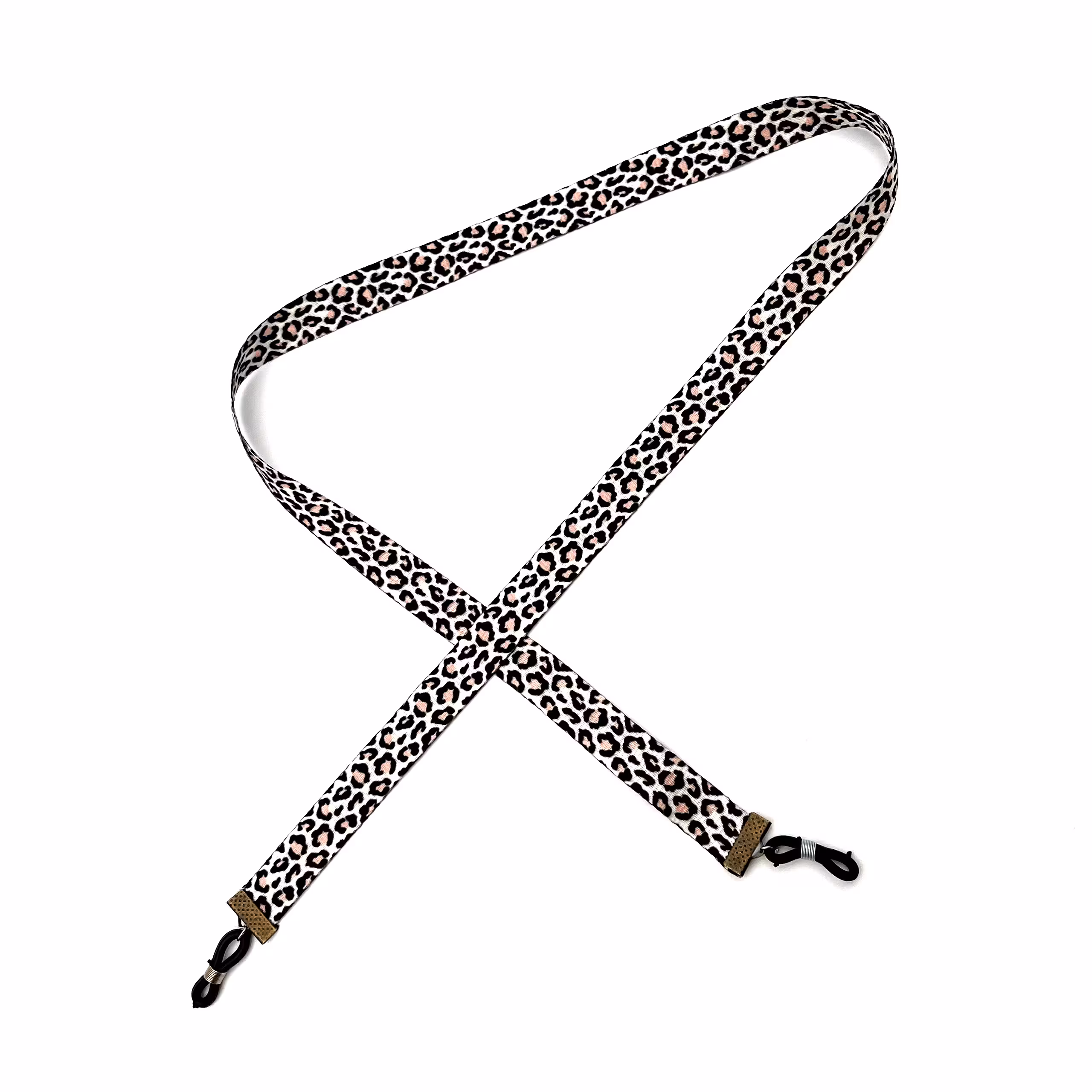 بند عینک پارچه ای پلنگی2