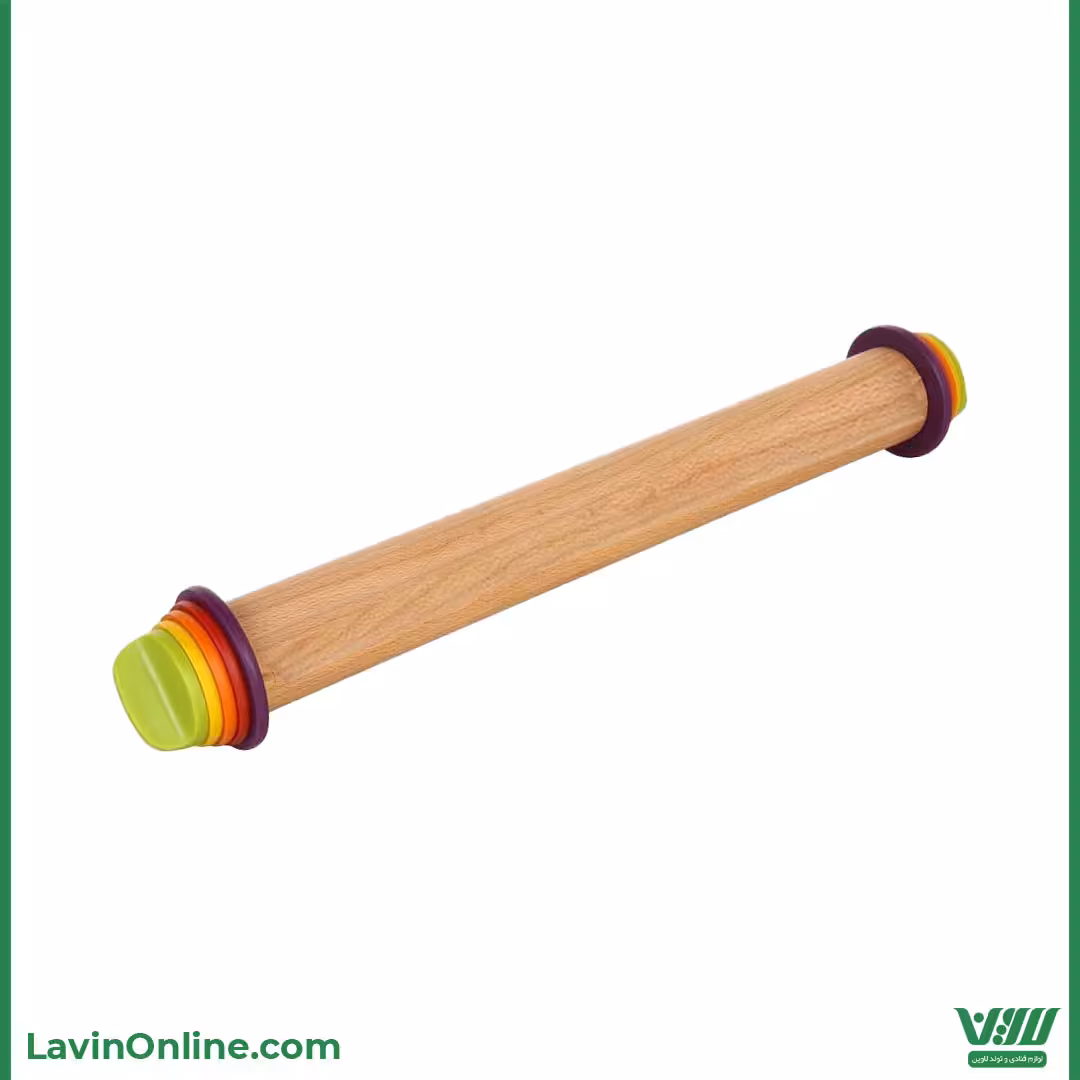 وردنه چوبی مدرج