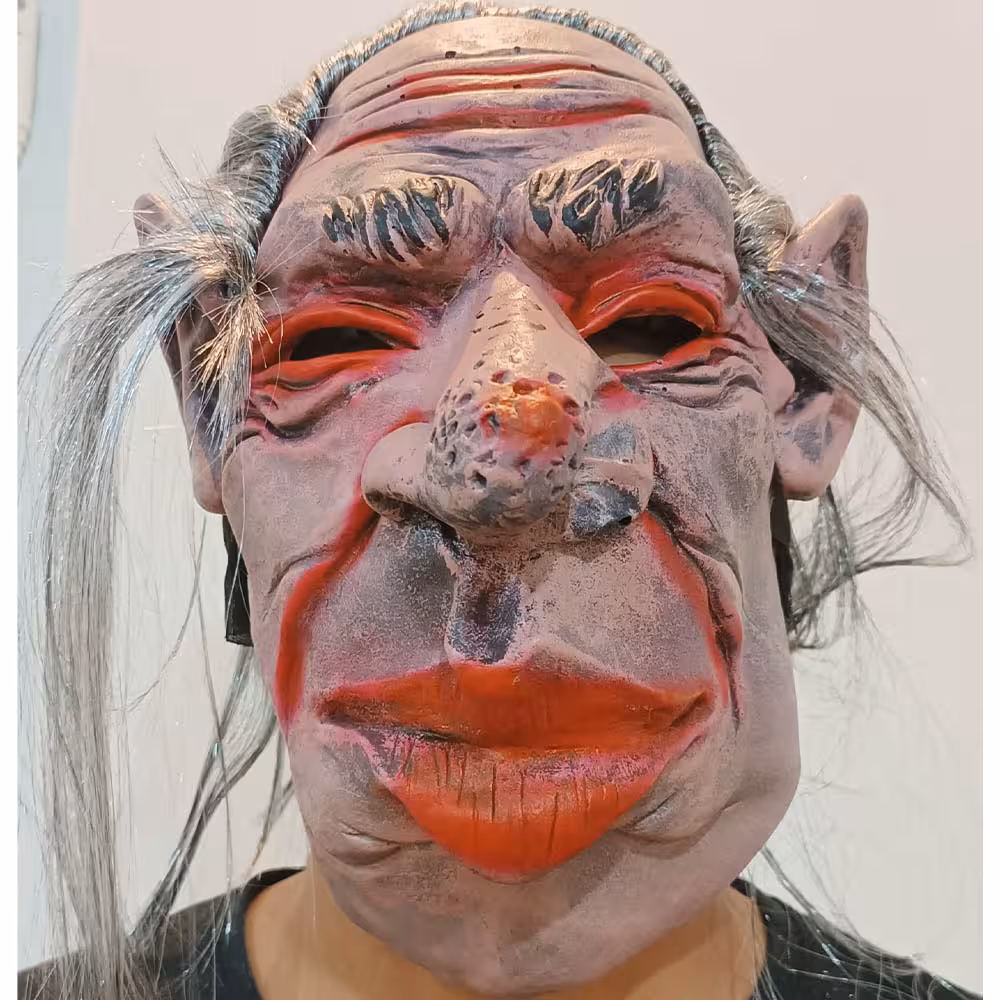ماسک ترسناک پوستی پیرمرد صورت زخم