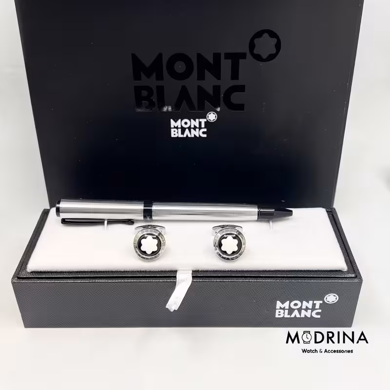 خودکار و دکمه سرآستین مون بلان MontBlanc