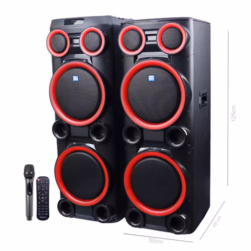 اسپیکر خانگی ایستاده وریتی مدل VS-1241 به همراه میکروفون و ریموت کنترل