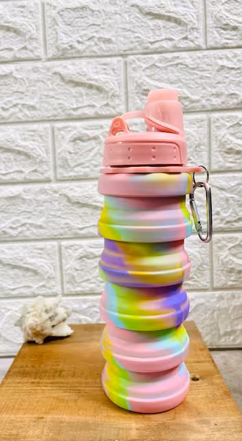 قمقمه سیلیکونی تاشو ابرنگی5