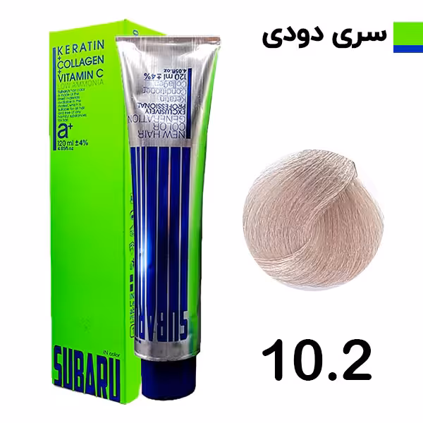 رنگ مو بلوند دودی خیلی خیلی روشن سوبارو شماره 102