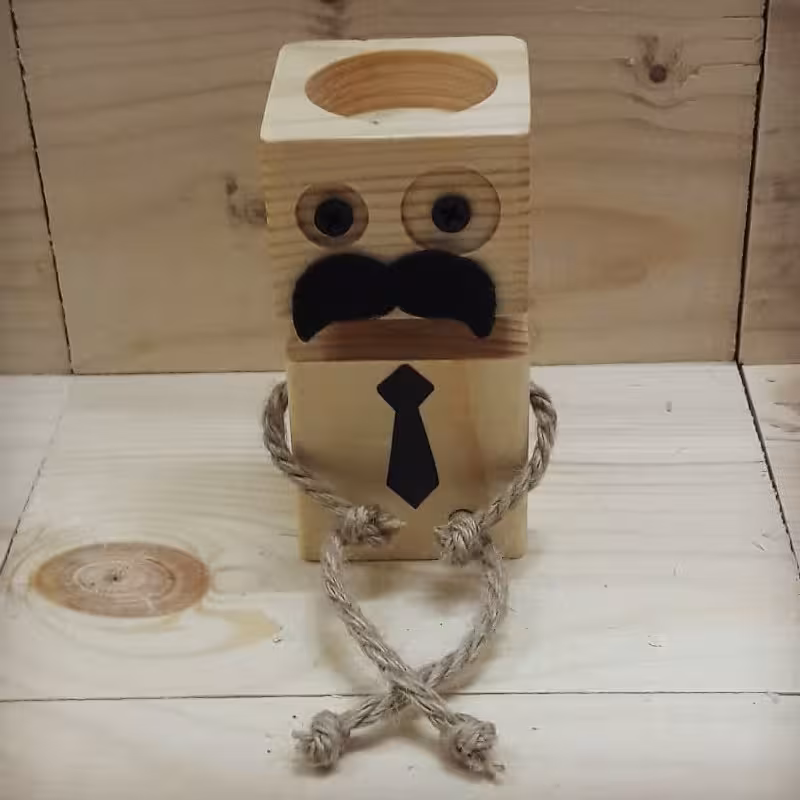 جاشمعی چوبی وارمر مدل سیبیلوی متشخص ( جاشمعی وارمری )