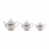 سرویس 6 پارچه قوری چای استوانه گلستان