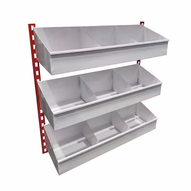 قفسه حبوبات سوپرمارکتی طرح 3 طبقه تیرکس