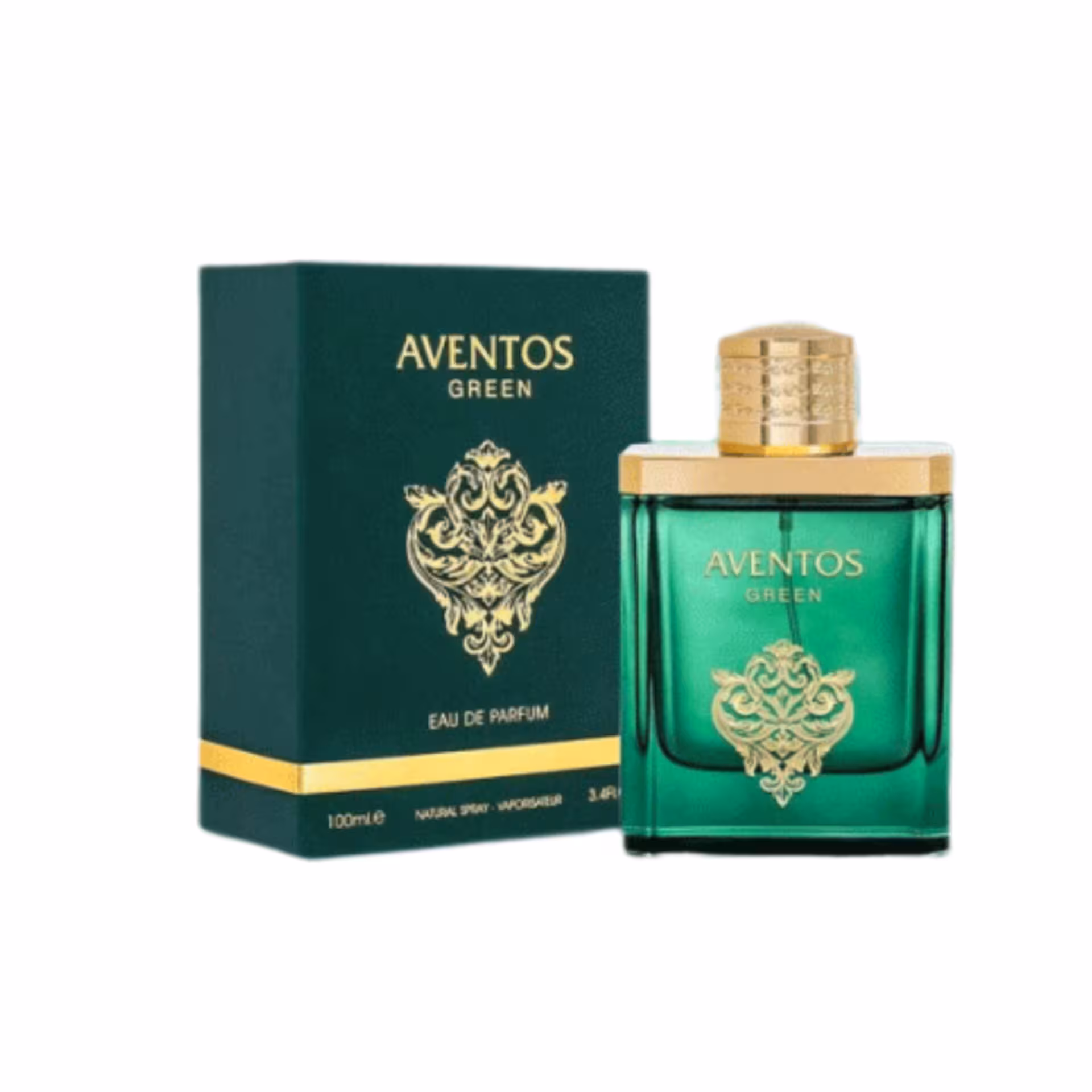 ادکلن مردانه فراگرنس ورد مدل اونتوس گرین یا اونتوس سبز رایحه کرید گرین ایریش حجم 100 میل