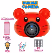 دوربین حباب ساز مخزن دار موزیکال طرح حیوانات