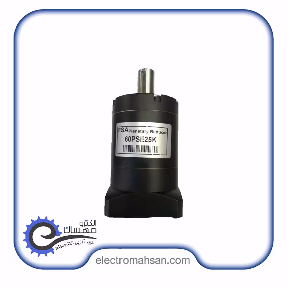 گیربکس خورشیدی سروو موتور FSA سایز 120 نسبت 3 ورودی 22 سری PSE دنده مورب فلنج دایره ساخت چین