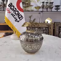 قندان سيب برنز قلمزني
