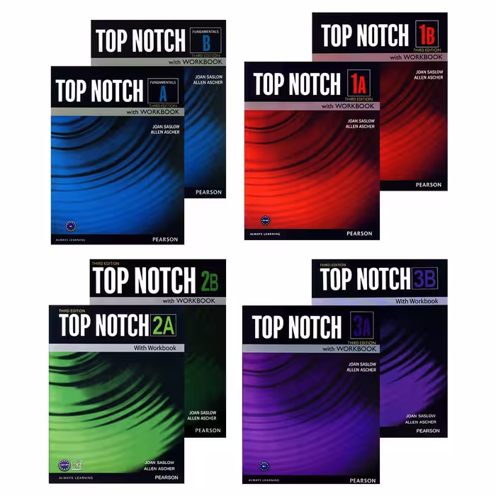 مجموعه 8 جلدی Top Notch (3rd Edition)