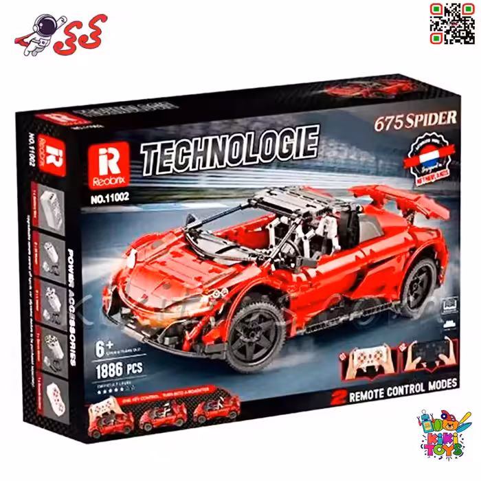 لگو ماشین کنترلی مک لارن سوپر اسپرت اسپایدر MACLAREN SENNA مدل REOBRIX 11002