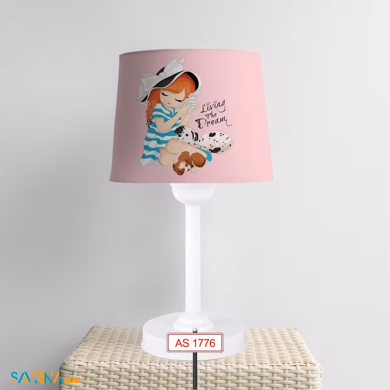 آباژور بچگانه طرح دختر با کلاس کد AS1776