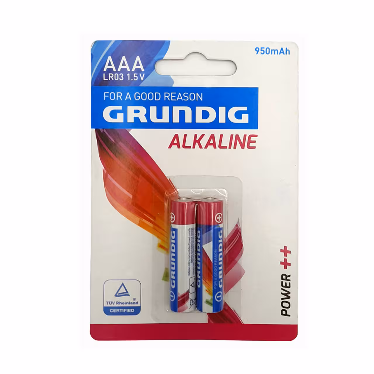 باتری نیم قلمی گروندیگ مدل مدل Plus بسته 2 عددی