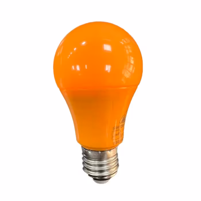 لامپ 9 وات LED رنگی نارنجی پارس پریا