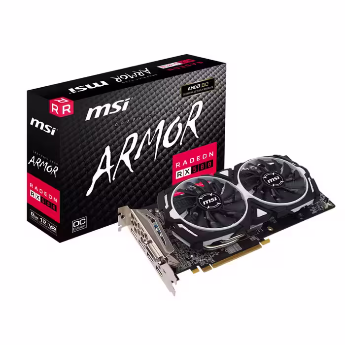 کارت گرافیک ام اس آی مدل MSI RX580 OC 8G