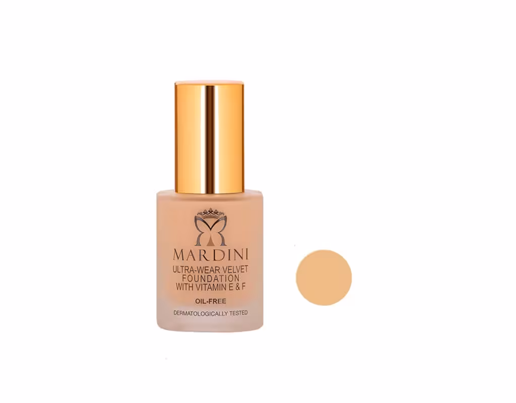 کرم پودر مخملی ماردینی مدل Ultra Wear کد 53