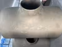 سه راه 8 * 4 اینچ تبدیلی بدون درز کاپر نیکل رده 10 به قطر 229 * 119