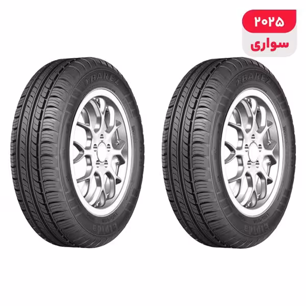 لاستیک خودرو بارز مدل P640 سایز 14 / 65 / 185 میلی‌متر تولید سال 2025 – 2 حلقه