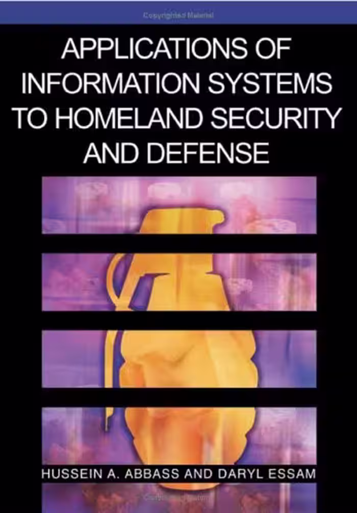 خرید و دانلود نسخه کامل کتاب Applications of Information Systems to Homeland Security And Defense