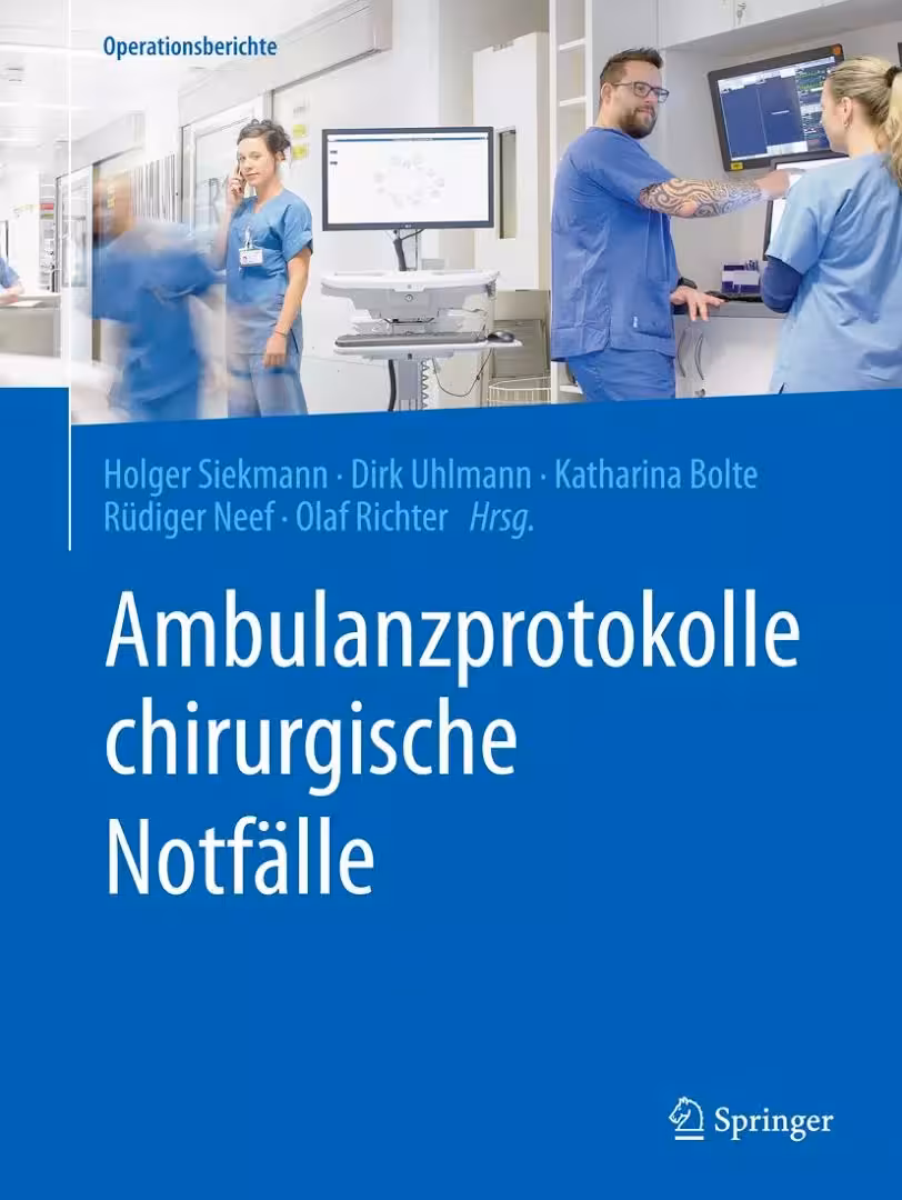 کتاب آلمانی Ambulanzprotokolle chirurgische Notfälle