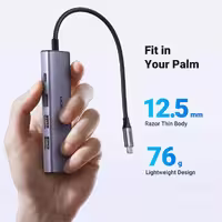 هاب 5 پورت USB-C یوگرین مدل CM511 کد 15596