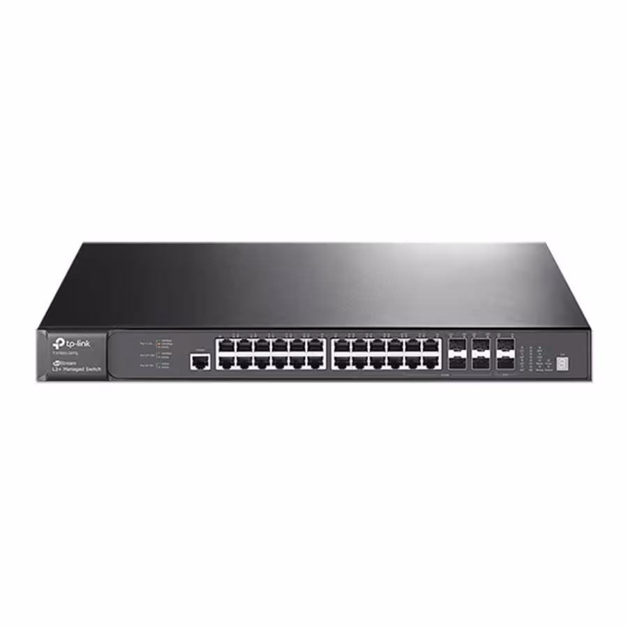 قیمت و خرید سوييچ 28 پورت گیگابيت و مدیریتی تی پی لینک مدل T3700G-28TQ | یاس ارتباط