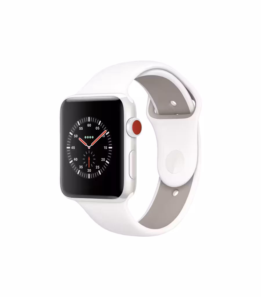 اپل واچ سری 5 سرامیکی سفید با بند اسپورت سفید
